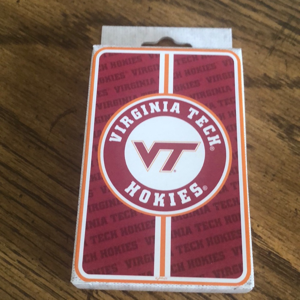 Virginia Tech Hokies playing cards - new